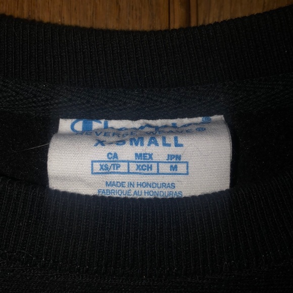womens black champion crewneck - Picture 2 of 4